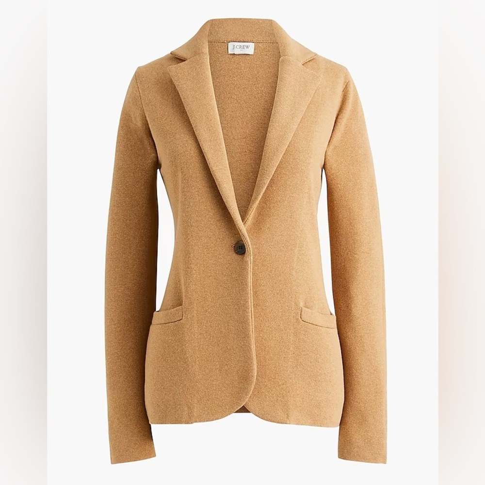 J. Crew Factory 100% Cotton Sweater Blazer